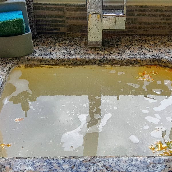 A blocked sink in need of unblocking in Buxton